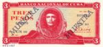 Cuba, 3 Peso, P-0107s