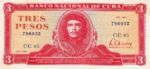 Cuba, 3 Peso, P-0107a v2