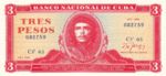 Cuba, 3 Peso, P-0107a v4