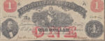 Confederate States of America, 1 Dollar, S-3681b