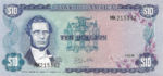 Jamaica, 10 Dollar, P-0067a v1