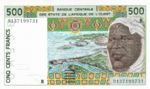 West African States, 500 Franc, P-0210Ba