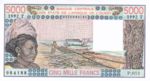 West African States, 5,000 Franc, P-0808Tm