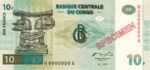 Congo Democratic Republic, 10 Franc, P-0087s