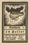 Austria, 75 Heller, FS 287Ie