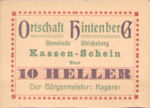 Austria, 10 Heller, FS 1091XIA