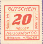 Austria, 20 Heller, FS 373IIIc