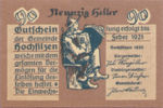 Austria, 90 Heller, FS 382d