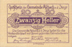 Austria, 20 Heller, FS 54e
