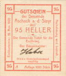 Austria, 95 Heller, FS 54IIc v3