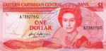 East Caribbean States, 1 Dollar, P-0017g