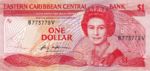 East Caribbean States, 1 Dollar, P-0017v