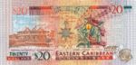 East Caribbean States, 20 Dollar, P-0044v