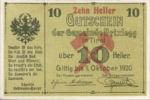 Austria, 10 Heller, FS 104c