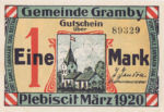 Germany, 1 Mark, 464.1a