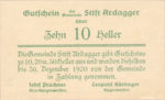 Austria, 10 Heller, FS 51Ba