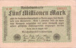 Germany, 5,000,000 Mark, P-0105 v2