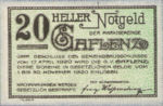 Austria, 20 Heller, FS 216