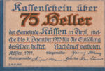 Austria, 75 Heller, FS 468b