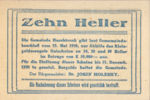Austria, 10 Heller, FS 581b