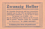 Austria, 20 Heller, FS 581c