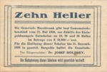Austria, 10 Heller, FS 581d