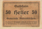 Austria, 50 Heller, FS 598ICa