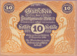 Austria, 10 Heller, FS 605II