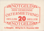 Austria, 20 Heller, FS 713IVe