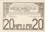 Austria, 20 Heller, FS 842