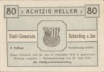 Austria, 80 Heller, FS 951IIa