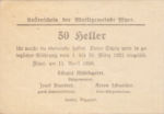 Austria, 50 Heller, FS 1261a