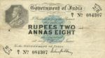 India, 2/8 Rupee/Anna, P-0002v2