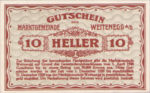 Austria, 10 Heller, FS 1163a