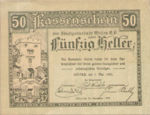Austria, 50 Heller, FS 1166a