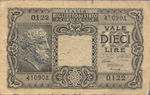 Italy, 10 Lira, P-0032a v1