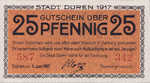 Germany, 25 Pfennig, D34.3a