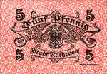 Germany, 5 Pfennig, R8.3