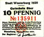 Germany, 10 Pfennig, W33.5a