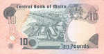 Malta, 10 Lira, P-0036b