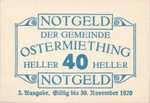 Austria, 40 Heller, FS 713IIIa
