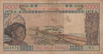West African States, 5,000 Franc, P-0108Ab