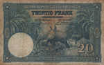 Belgian Congo, 20 Franc, P-0015
