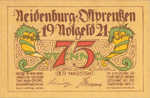 Germany, 75 Pfennig, 932.3