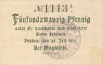 Germany, 25 Pfennig, P13.3d