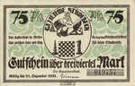 Germany, 75 Pfennig, 1285.2