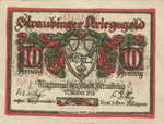 Germany, 10 Pfennig, S119.3a