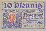 Germany, 10 Pfennig, T10.2b