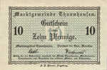 Germany, 10 Pfennig, T8.1a