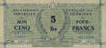 New Hebrides, 5 Franc, P-0001,706b,1701b